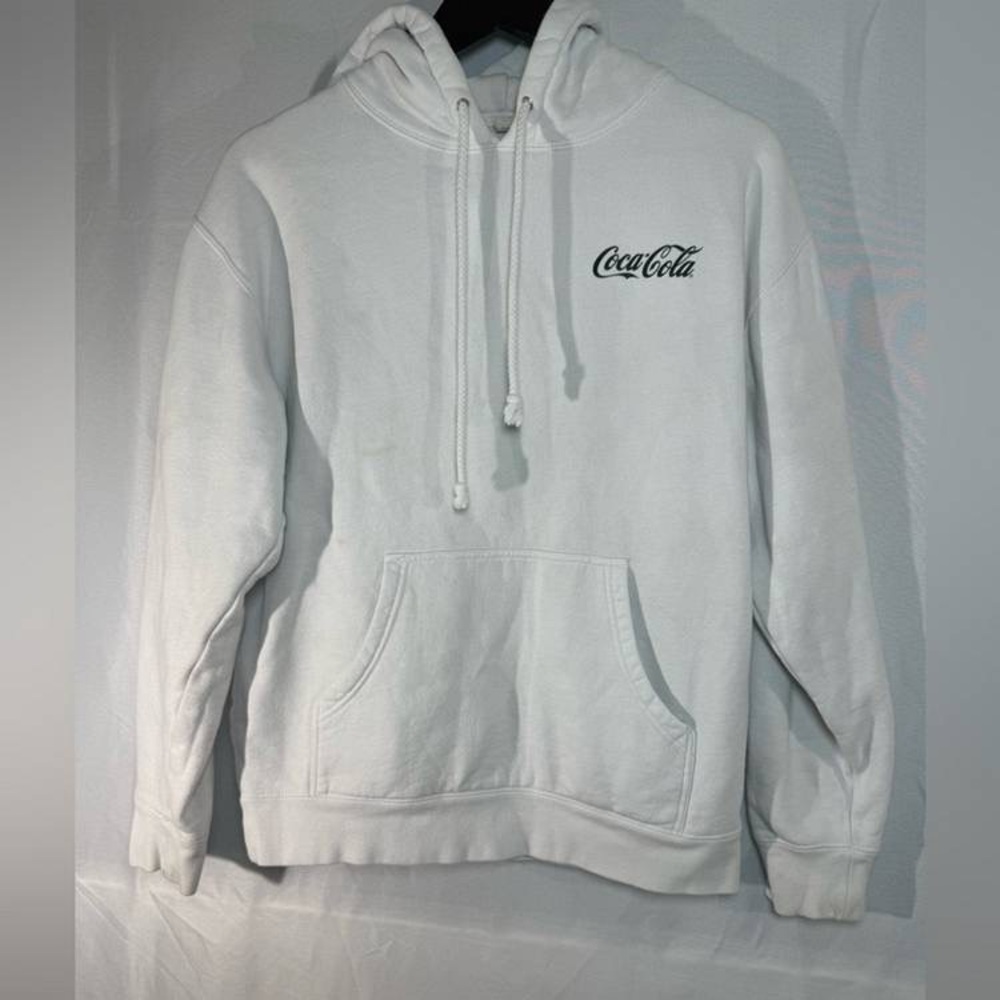 Coca Cola White Hoodie for Women